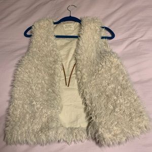Zara Faux Fur Vest